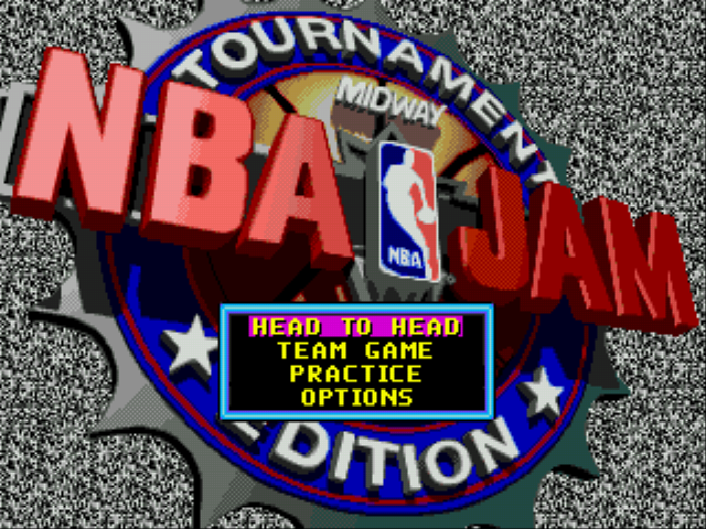 NBA Jam Tournament Edition Title Screen